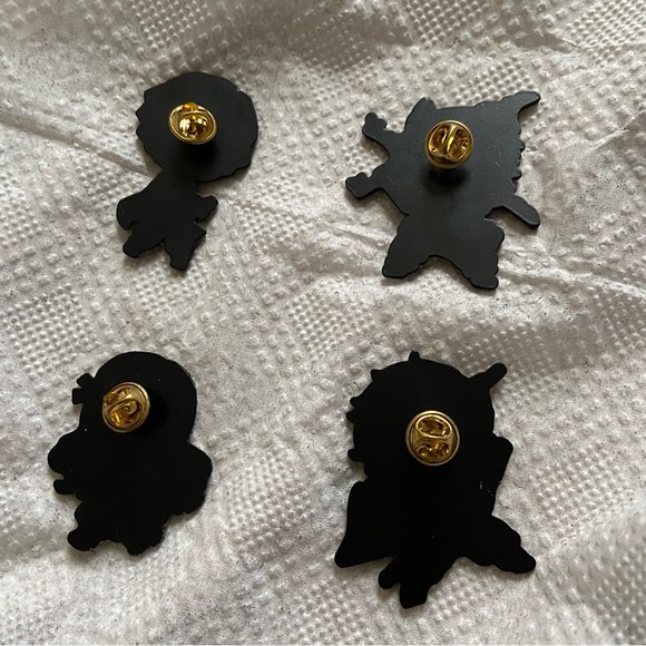 Anime Demon Slayer pins: Tanjiro Kamado, Zenitsu Agatsuma, Inosuke, Nezuko - Picture 3 of 3